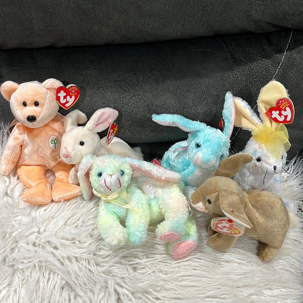 lot of 6 beanie baby’s